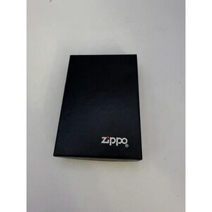 Vintage Zippo Lighter 1995 Brushed Chrome with Box Made in USA